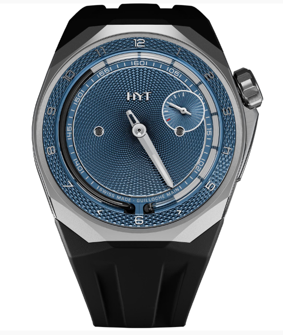 Review Replica HYT T1 Titanium Guilloche H03421-A watch